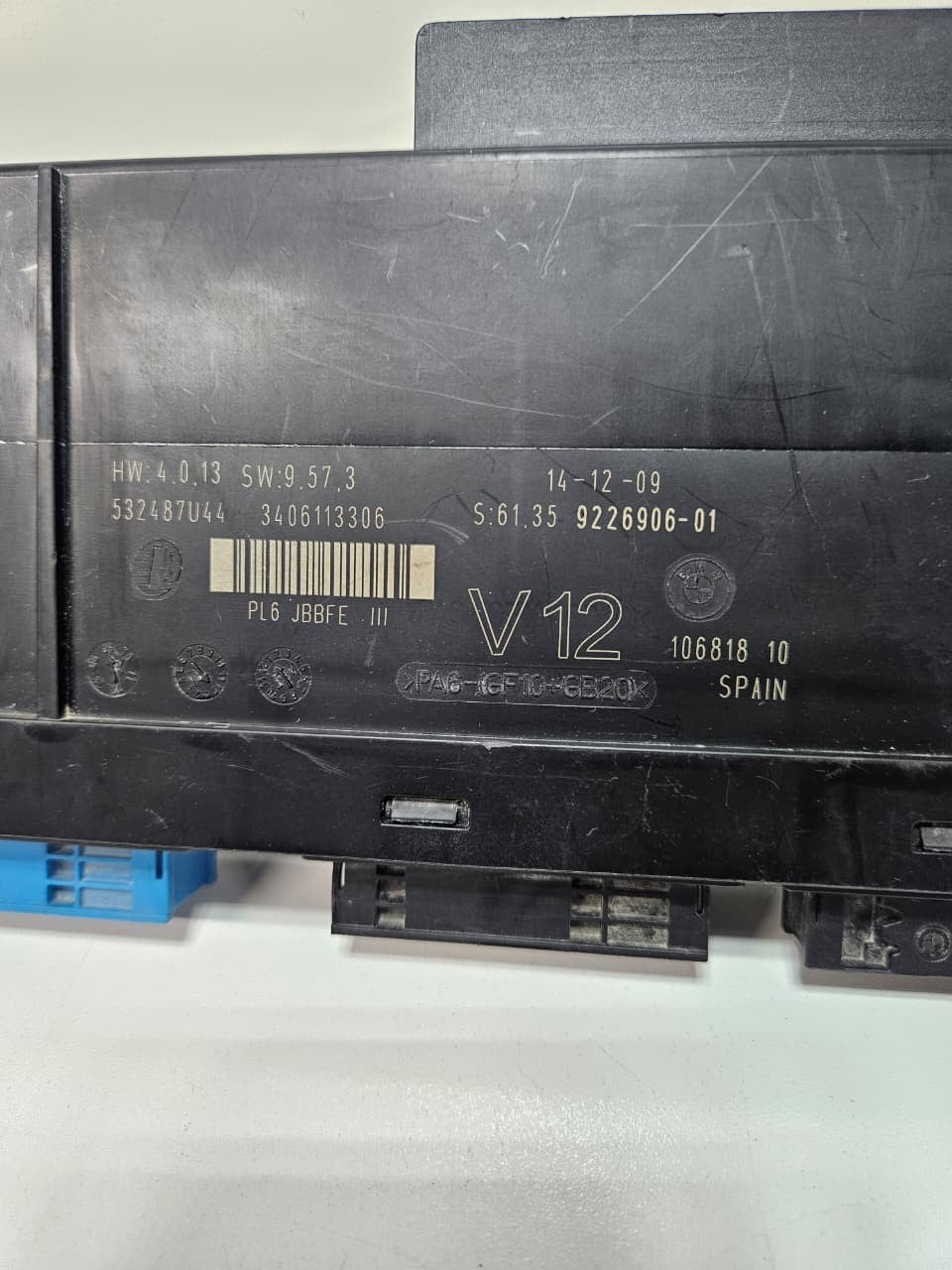 BMW 5 SERIES GT F07 BCM BODY CONTROL MODULE 9226906 2012 OEM