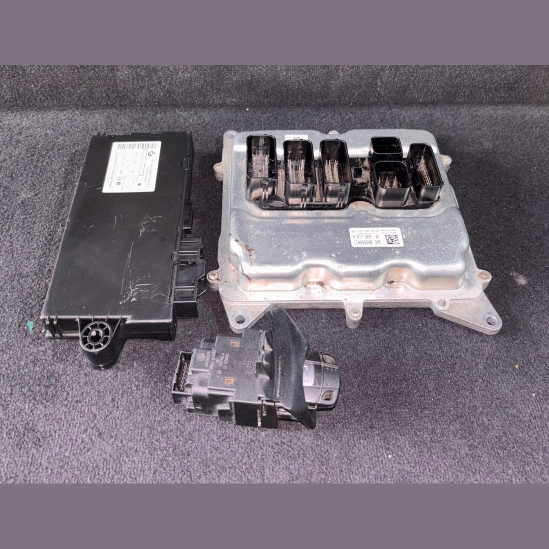 BMW X1 E84 20I N20 184HP ENGINE UNIT ECU KIT DME CAS3 + KEY AUTOMATIC - 8617569