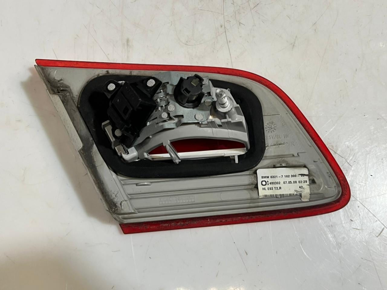 2007-2010 BMW 328i 3' E92 M3 LEFT RIGHT Trunk Mount Tail Light 7162300 7162299 