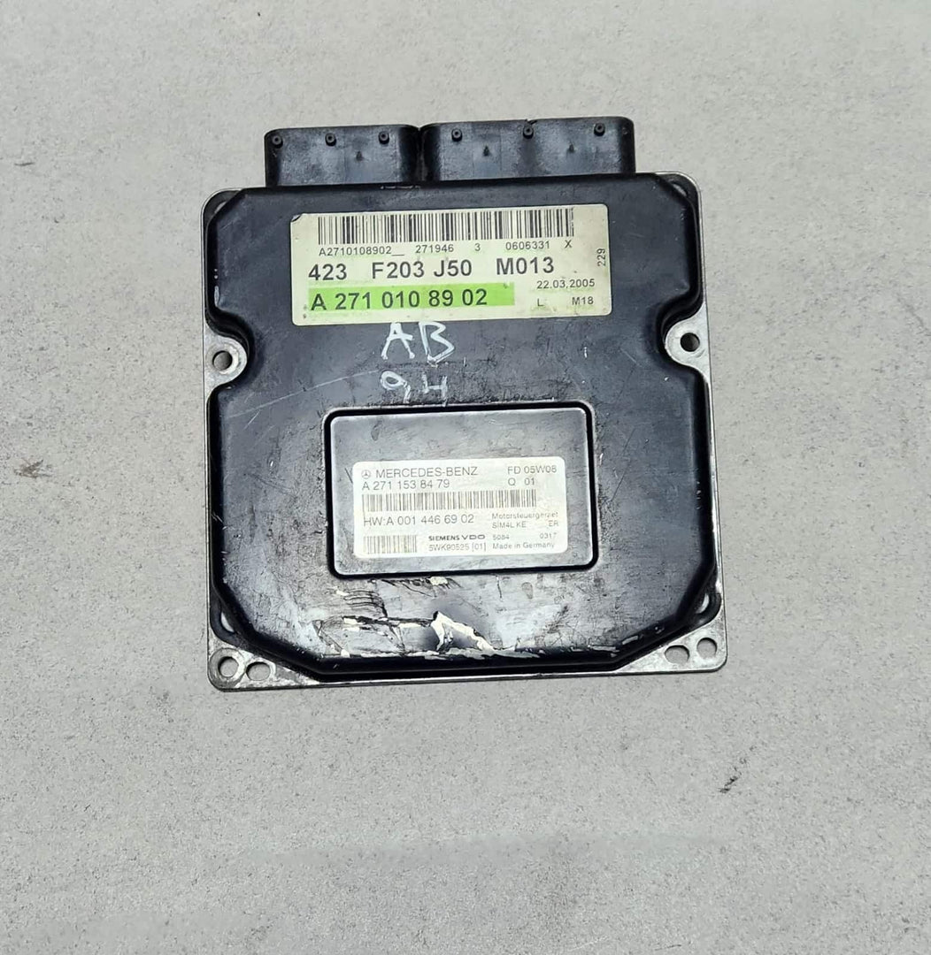 Benz Engine Control Unit A2710108902 C-Class W203 M271 PETROL ENGINE ECU