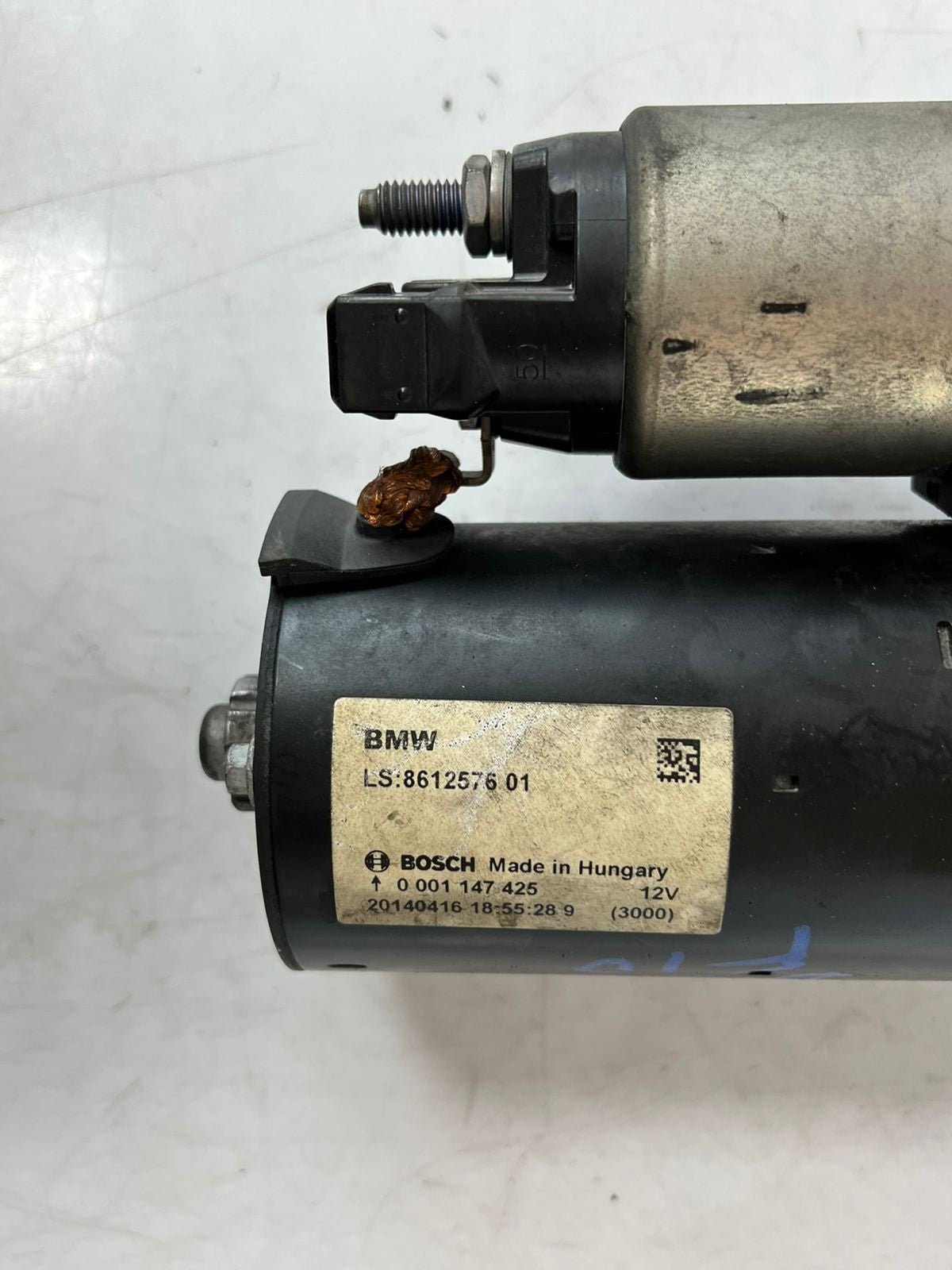 2012-2018 BMW 320i, 328i 3-Series 2.0L N26 Engine Starter Motor 8612576 OEM