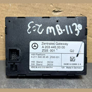 03-06 Mercedes W203 C-Class Central Gateway Control Module A203 4450000 OEM