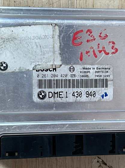 BMW Engine Control Unit 1430940 3 Series E36 M43 ECU