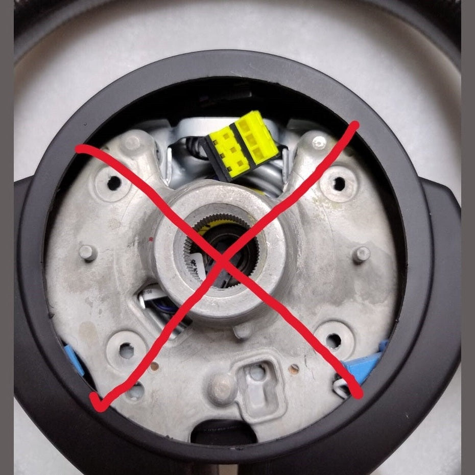 Carbon Fiber Steering Wheel F10 F06 F02 Series M Sport With Paddle Shifts LED