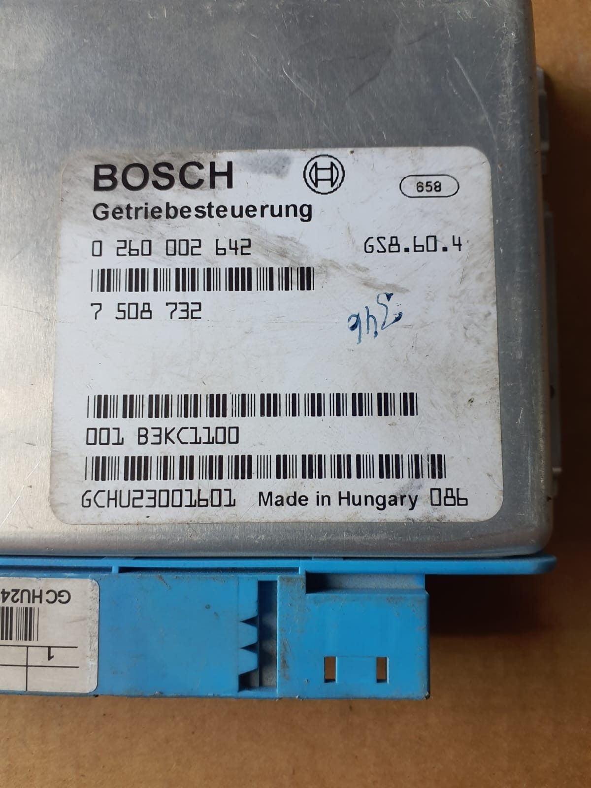 2001 BMW 330i Transmission Control Module 7508732 E46 and E39 3 and 5 Series