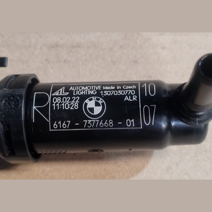 BMW F10 F11 F07 & LCI HEADLIGHT WASHER SPRAY NOZZLE FRONT RIGHT 7377668