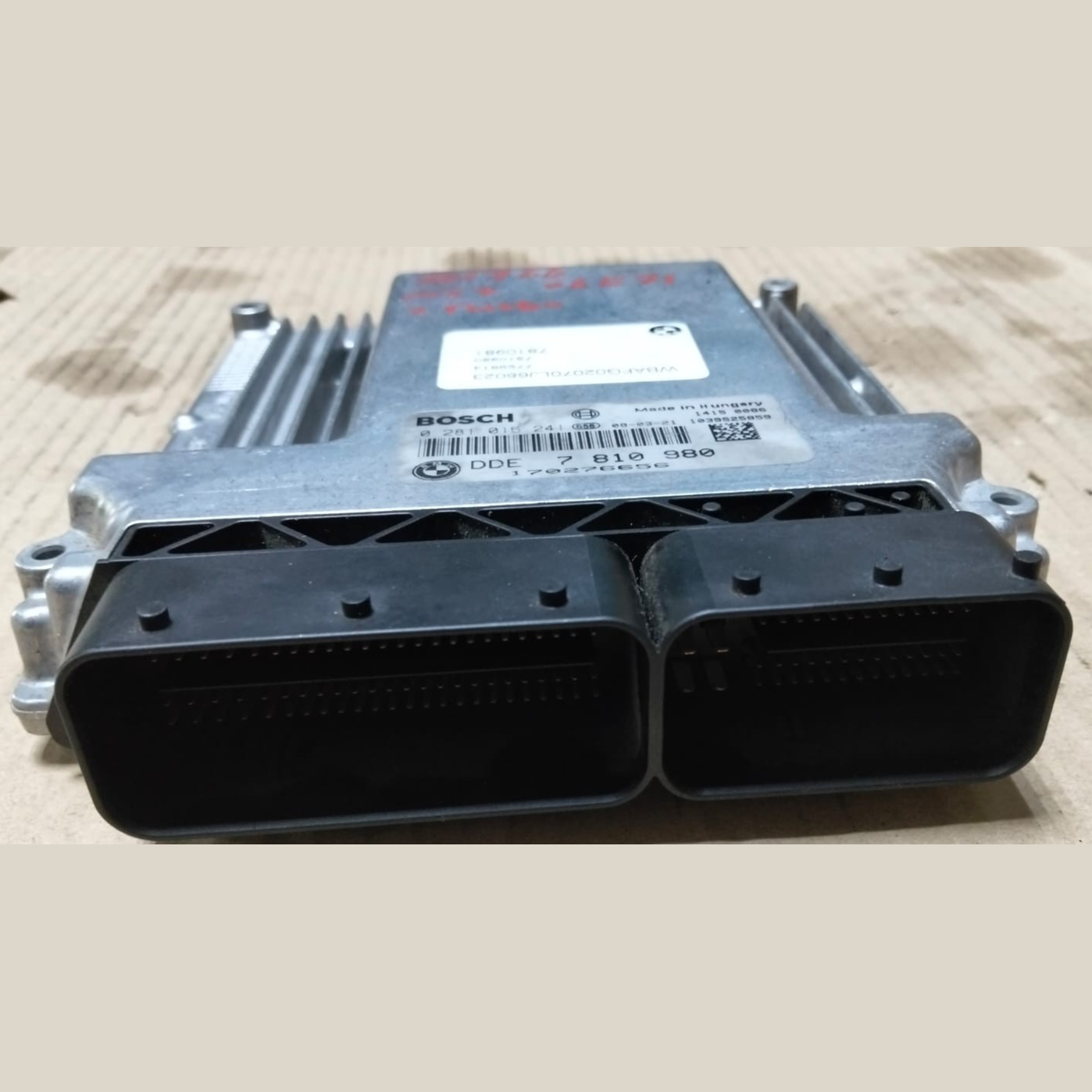 BMW X6 E71 M57 D5 TWIN TURBO M57N2 DIESEL Engine CONTROL ECU DDE 7810980 2011