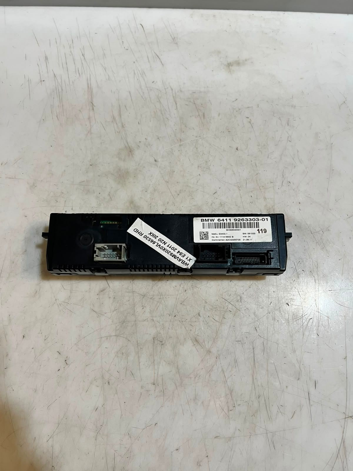 2010-2015 BMW X1 E84 E81 E82 E87 Air Conditioning Control Unit 9263303 OEM