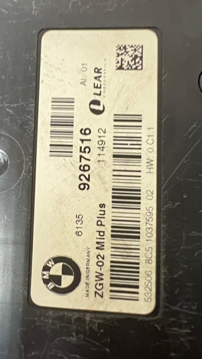 2012-18 BMW 640i Gateway Control Module 9267516 F10 F11 F12 F13 5 6 7 series