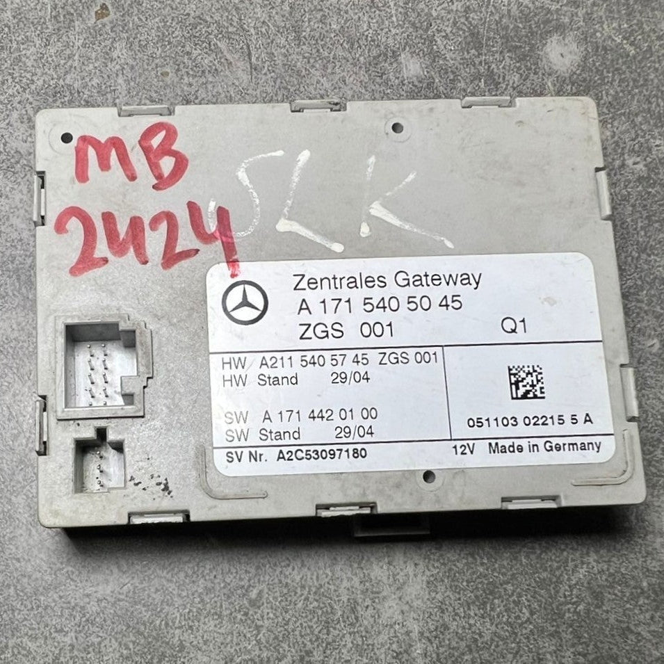 05-11 Mercedes-Benz R171 SLK350 Central Gateway Steuergerät A171 5405045 OEM