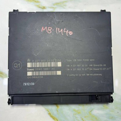 2013 Mercedes-Benz S350 Seat Control Module A2219002202 S-Class W221