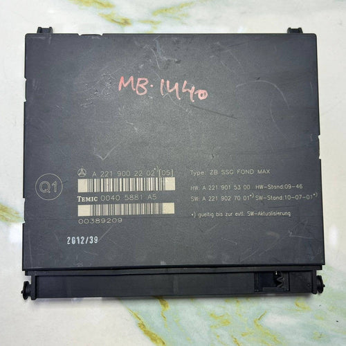 2013 Mercedes-Benz S350 Seat Control Module A2219002202 S-Class W221