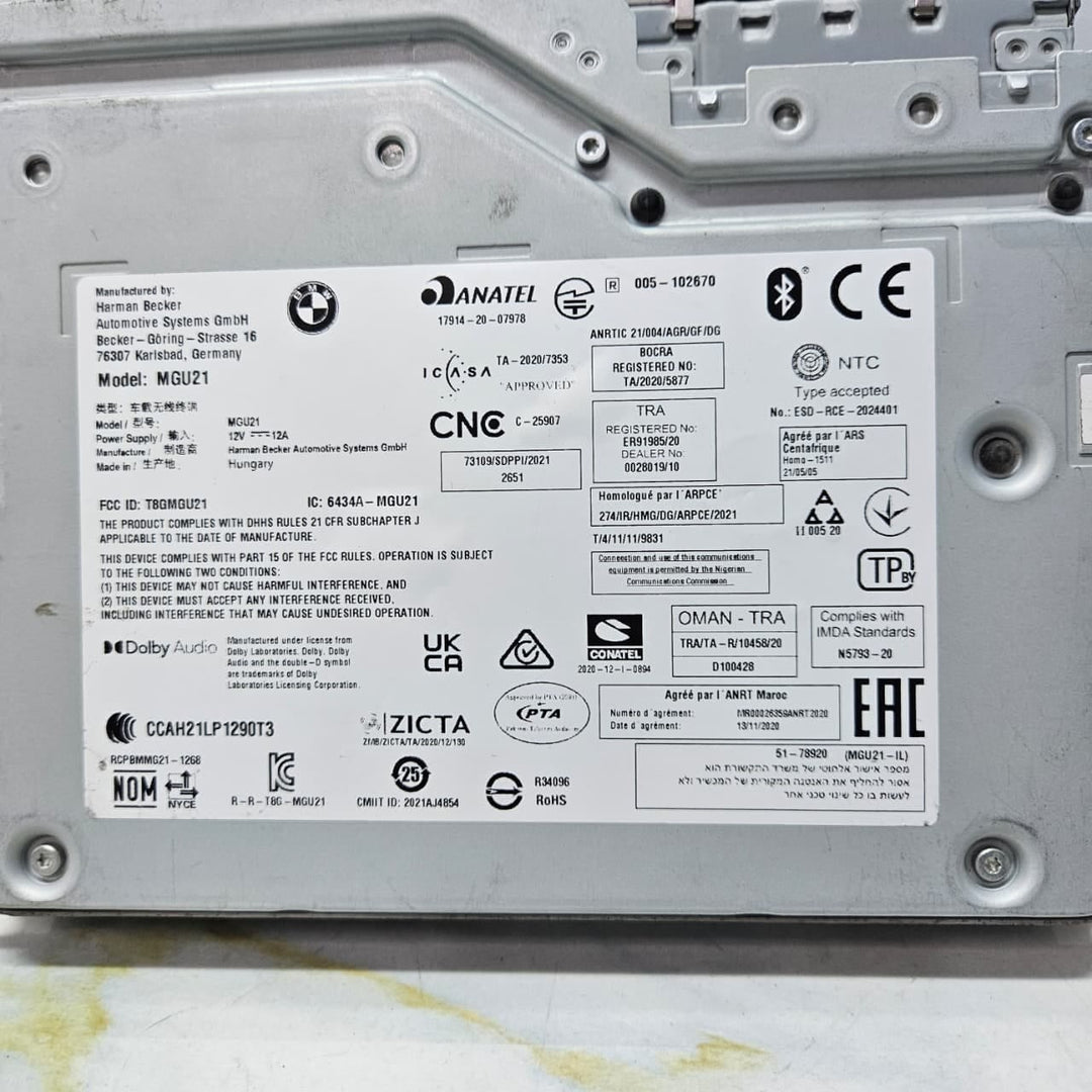 Genuine 2018 BMW X3 F97 G01 G08 Head Unit 5A8E931 Brand New