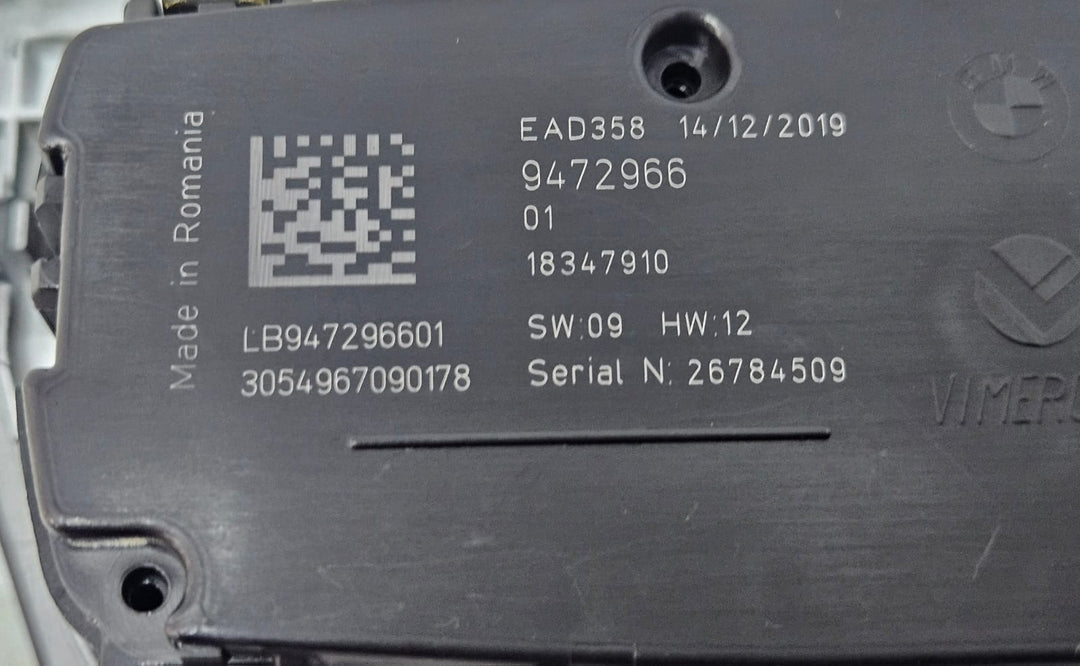 2016-21 BMW X3 G01 M40iX Headlight Control Switch 9472966 OEM