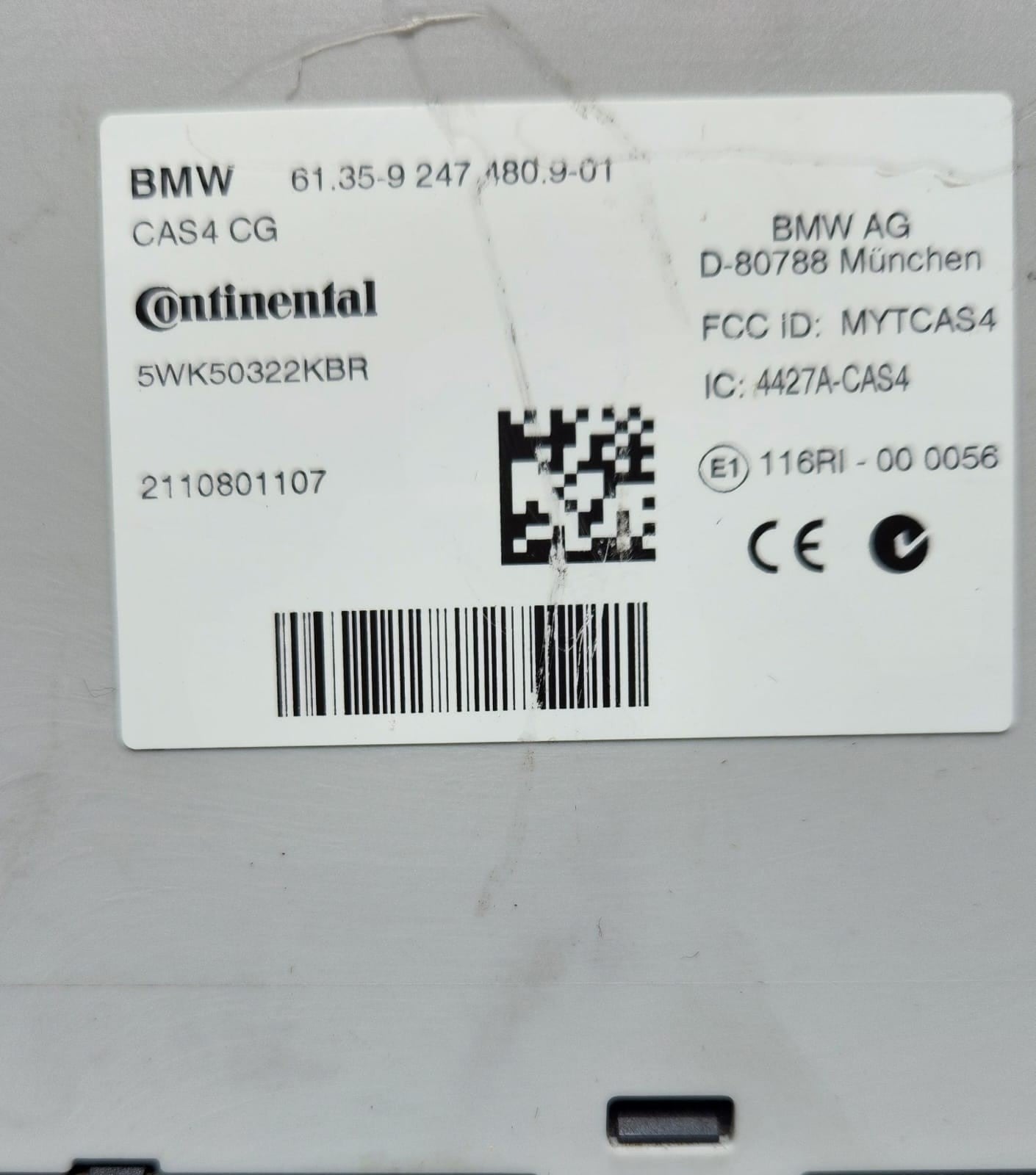 2010-2017 BMW X3 3.0d N57 Engine Control Unit 8511907 F10 F11 530d F25 OEM
