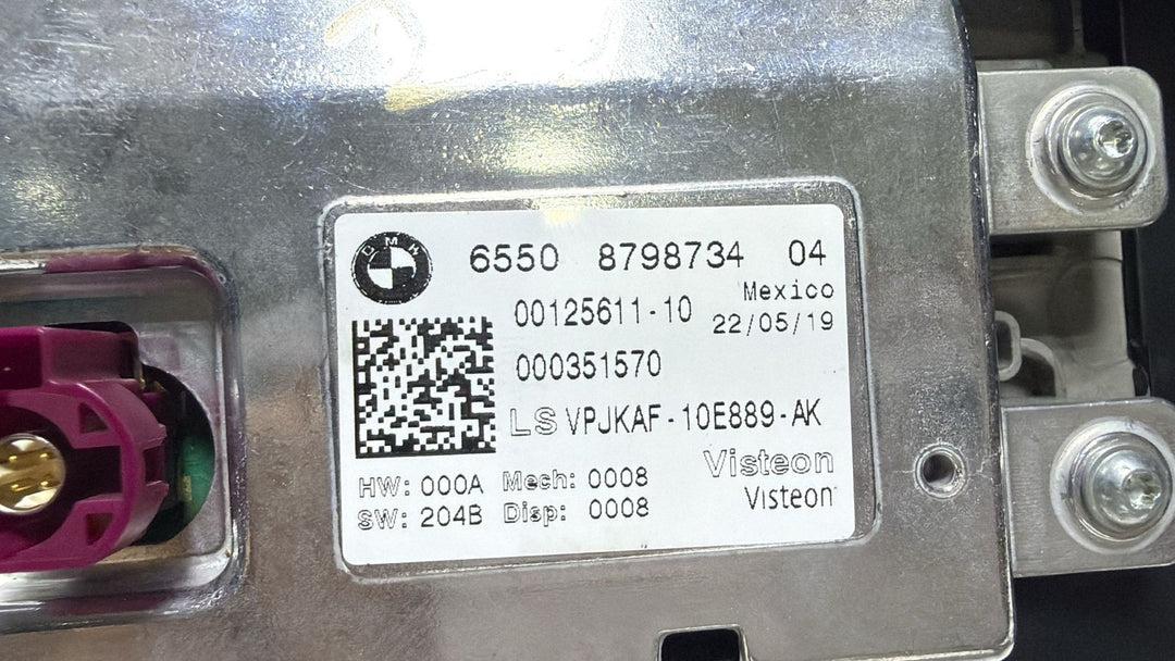 BMW X5 G05 X6 G06 X7 G07 TOUCH MONITOR DISPLAY SCREEN NAVIGATION RHD MGU 8798734