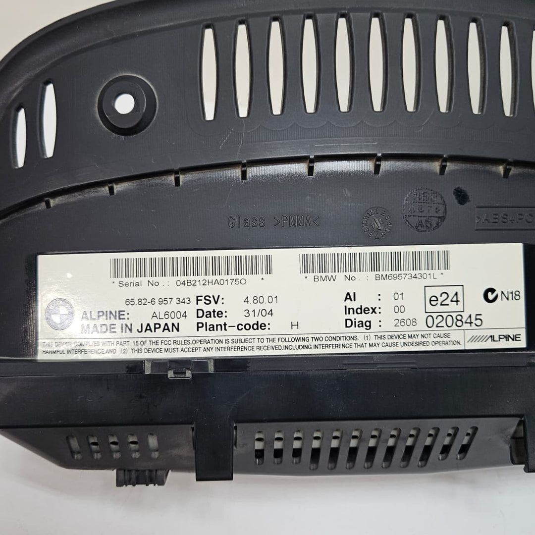 BMW 5 Series E60 E61 Dashboard Onboard Monitor Display Screen 6957343
