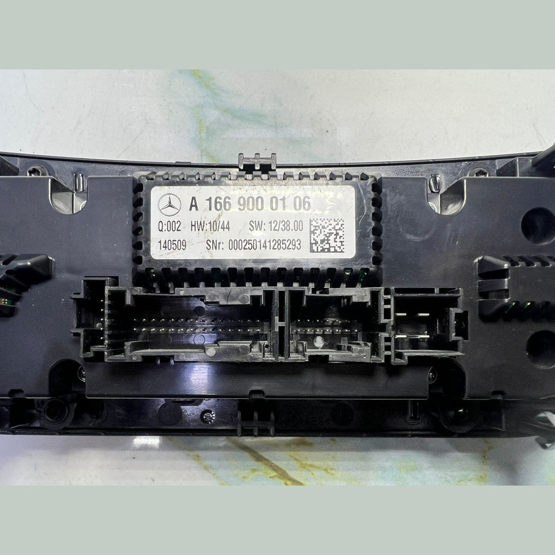 2014-2015 Mercedes-Benz ML350 Climate Control Panel A1669000106 ML W166 GL GLE