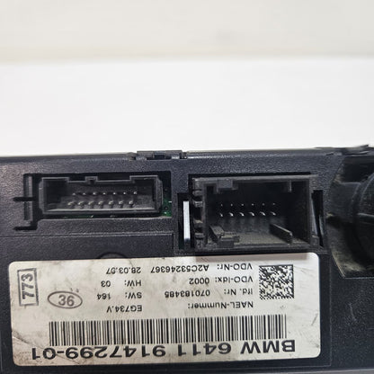 2007-2009 BMW 335i 328i E90 E91 Climate Control Switch 9147299