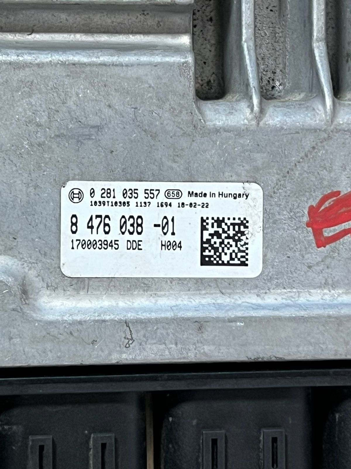 2018 BMW X3 Engine Control Unit 8476038 X3 G01 2.0 Diesel 140kw