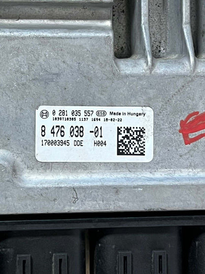 2018 BMW X3 Engine Control Unit 8476038 X3 G01 2.0 Diesel 140kw
