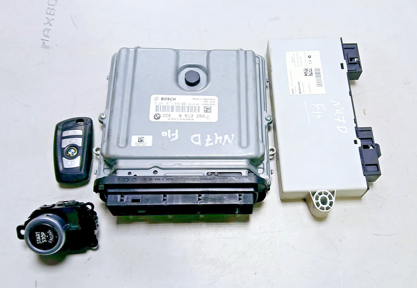 BMW 520D F10 2009-13 N47N ENGINE CONTROL UNIT ECU KIT DDE 8513250