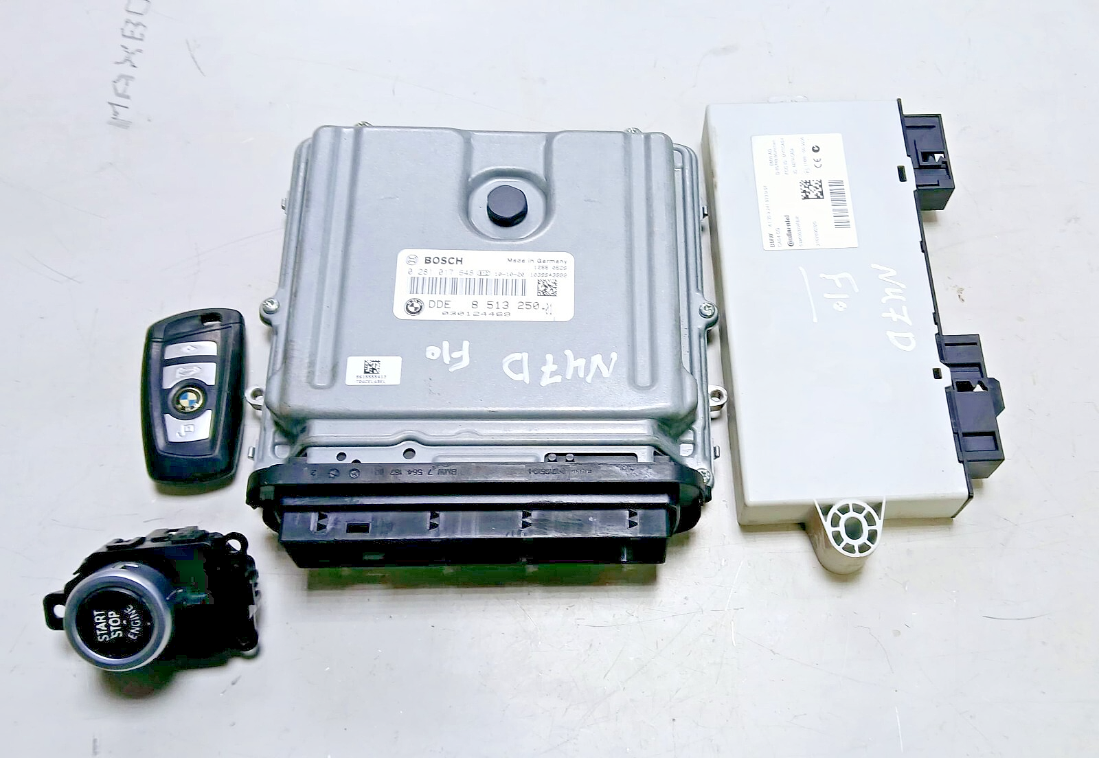 BMW 520D F10 2009-13 N47N ENGINE CONTROL UNIT ECU KIT DDE 8513250