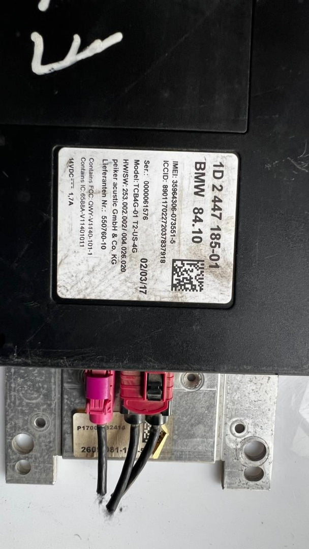 14-17 BMW i3 Telematics Communication Control Module 2447185 230I 320i