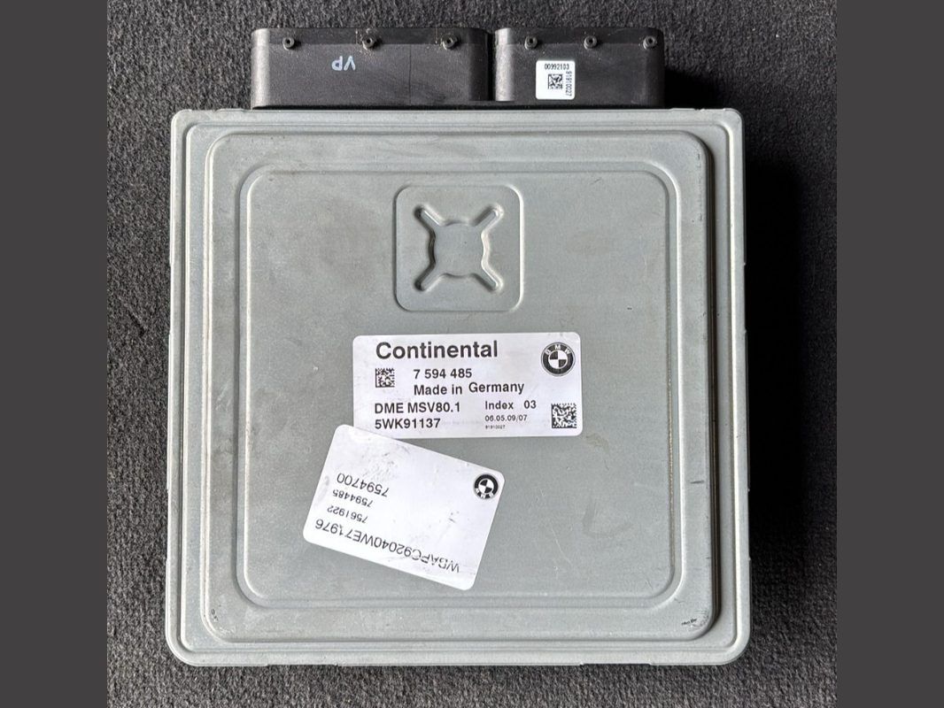 BMW E92 328XI AWD N51 MSV80.1 ECU DME CAS KEY UNIT SET OEM 7594485