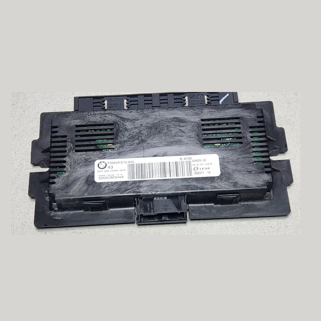 2007-2013 BMW E70 X5 FR3 NUMBER 43 Footwell Module 9249074 E70 X5 