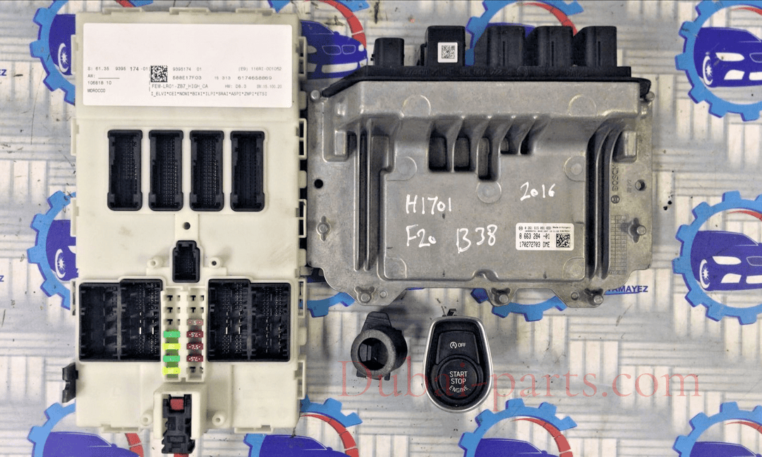 OEM BMW F20 B38 2016 ENGINE CONTROL UNIT ECU SET WITHOUT KEY 8663284 BOSCH