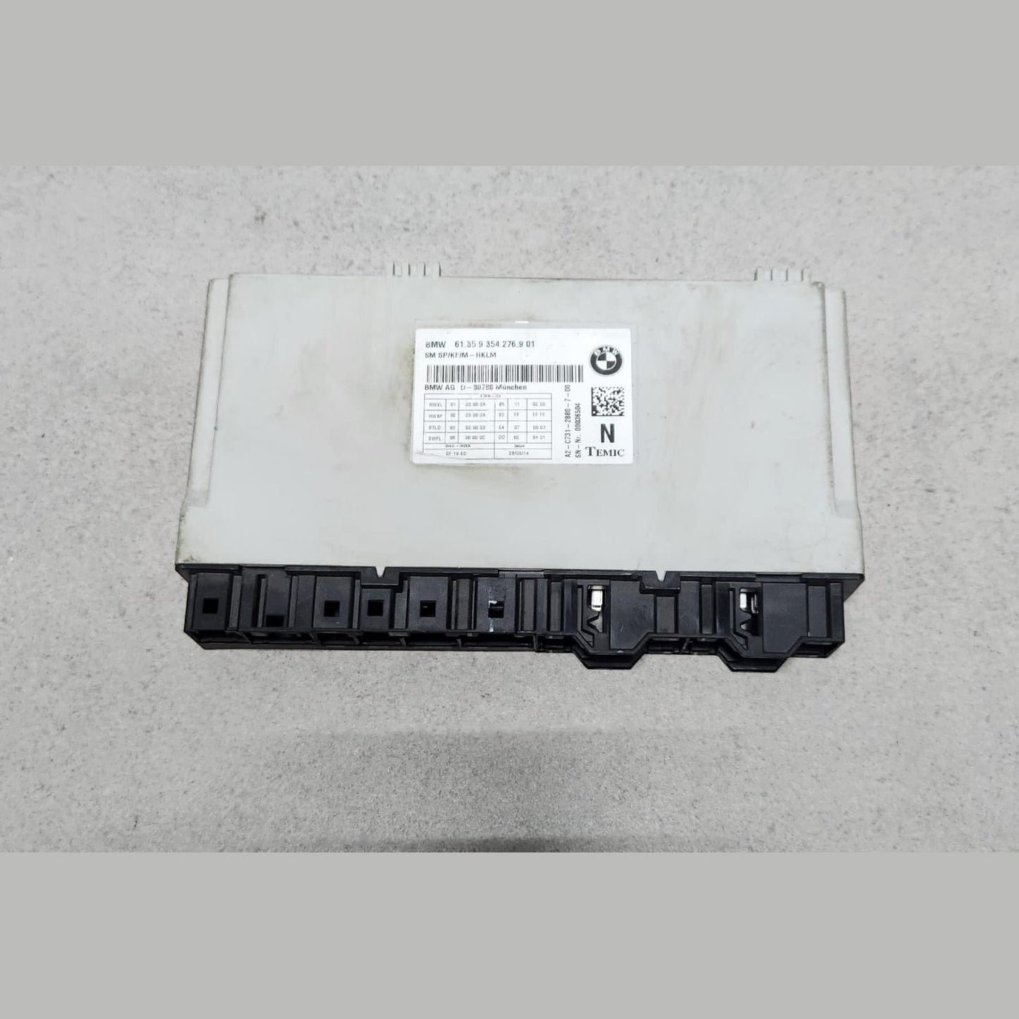 BMW Seat Control Module 9354276 F01, F02, F06, F10, F30, F12, and F13 OEM