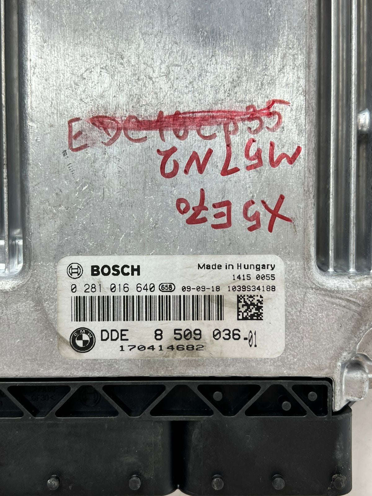 BMW X5 E70 M57N2 3.0 ENGINE CONTROL UNIT ECU SET DDE + CAS3 + 1KEY 8509036
