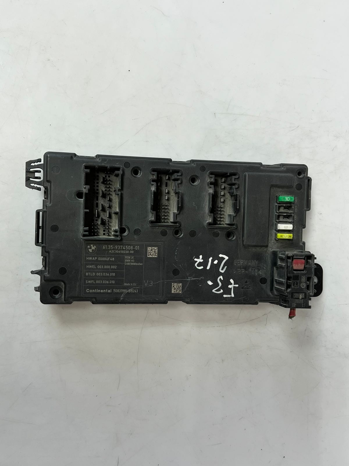 2014-2016 BMW 228i F20, F21, F22, F23 Rear Body Control Module 9374508