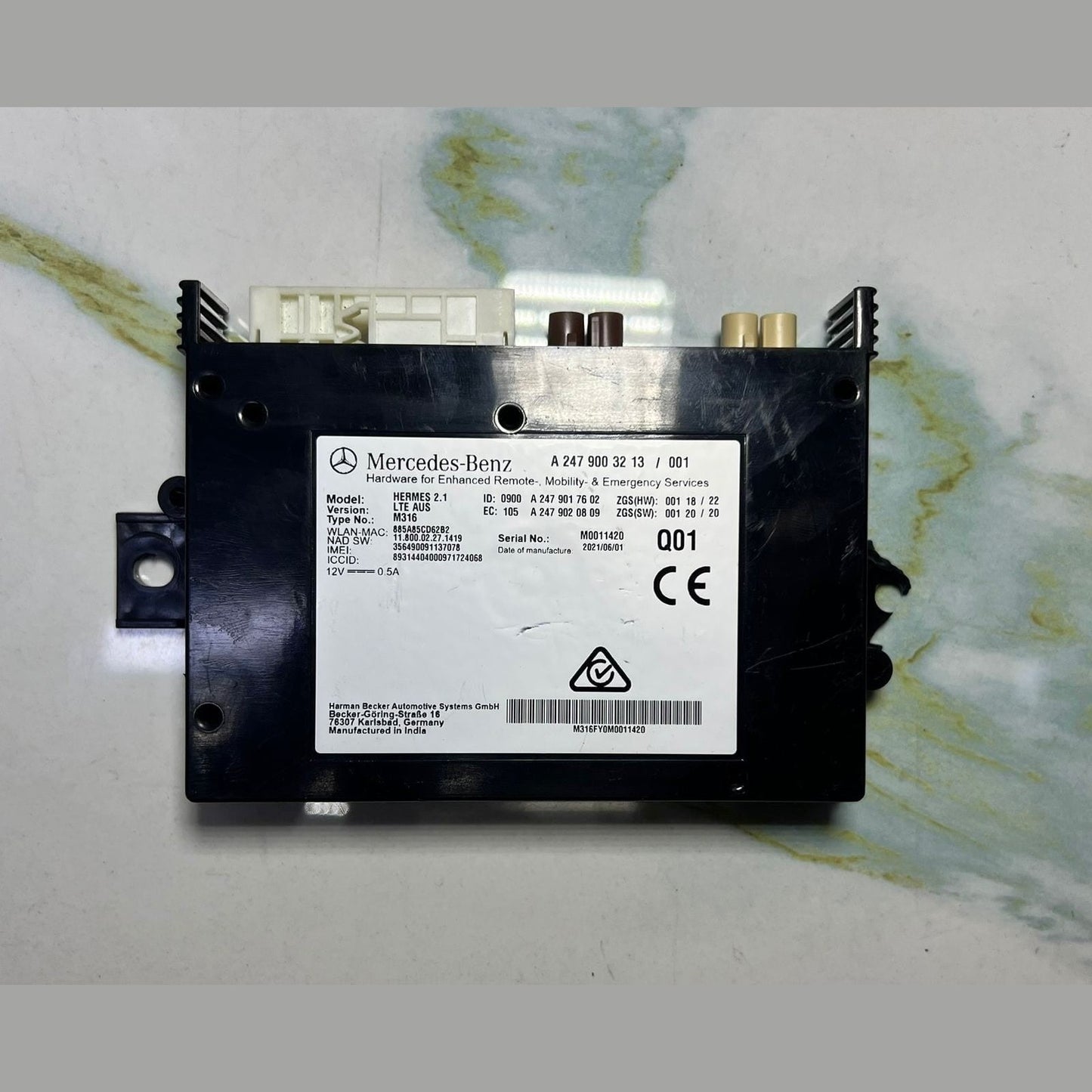 Mercedes Communication Control Module A2479003213 W247 B-Class