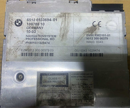 2004 BMW Z4 Navigation Head Unit 6933694 Z4 E85 E86