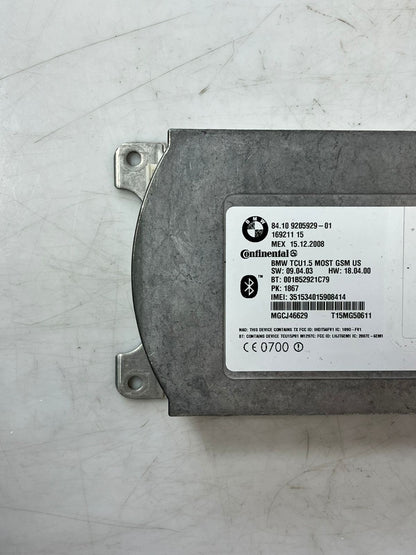 2007-2013 BMW 328i 335i, X5, X6 Telematic Control Module 9205929 OEM