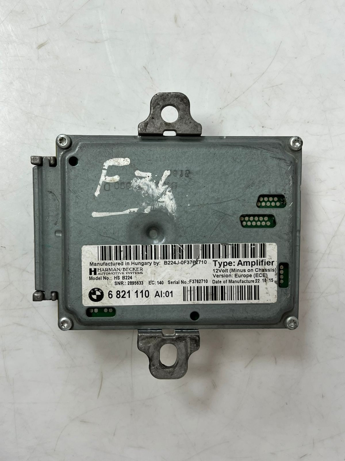BMW 3 F30 F35 F31 2015 Power Amplifier Audio Amp 6821110 BCE17926