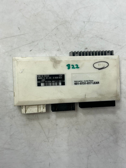 2000-2005 BMW X5 E53 GM3 12V Body Control Module 6920822 OEM
