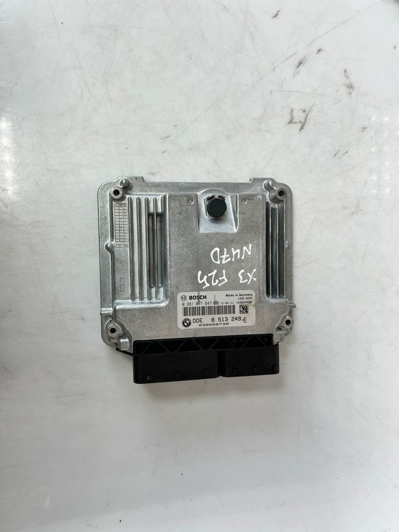 2011-2013 BMW X3 F25 Engine Control Unit ECU SET DDE + CAS4 + 1KEY 8513249 OEM