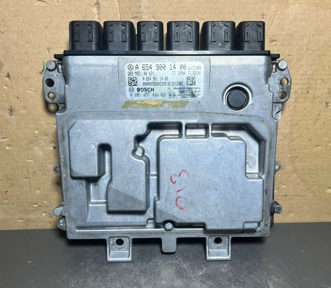 15-20 Mercedes W213 E-Class Engine Control Module Unit ECM ECU A654 9001400 OEM