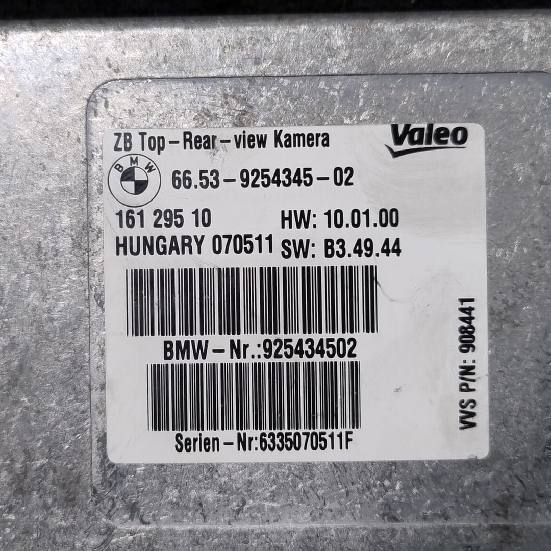BMW X5 X6 E70 E71 REAR VIEW CAMERA CONTROL MODULE 9254345 OEM