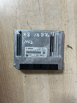BMW X5 4.8 E70 N62 ENGINE CONTROL UNIT ECU SET DME +CAS 3+ NO KEY 7586909