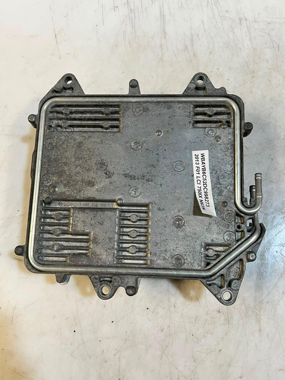 2013 BMW F01 LCI 750i N63N ECU Engine Control Module SET DME+CAS4+1KEY 7649828