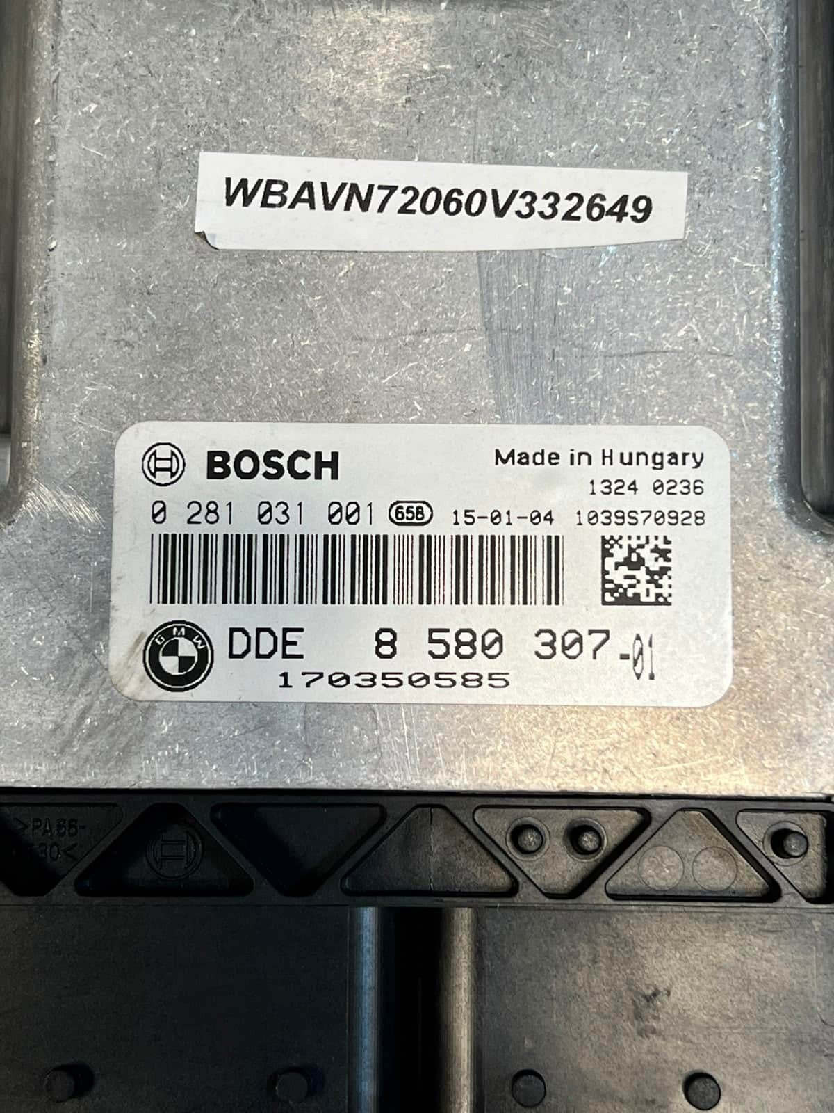 2015 BMW X1 E84 18d N47N Engine Control Unit ECU SET DDE+ CAS3+ 1KEY 8580307