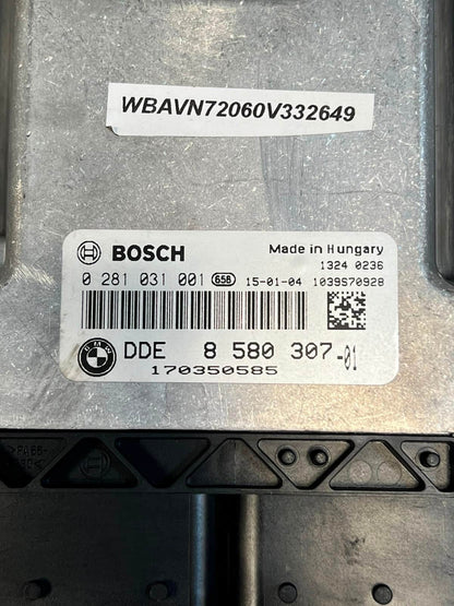 2015 BMW X1 E84 18d N47N Engine Control Unit ECU SET DDE+ CAS3+ 1KEY 8580307