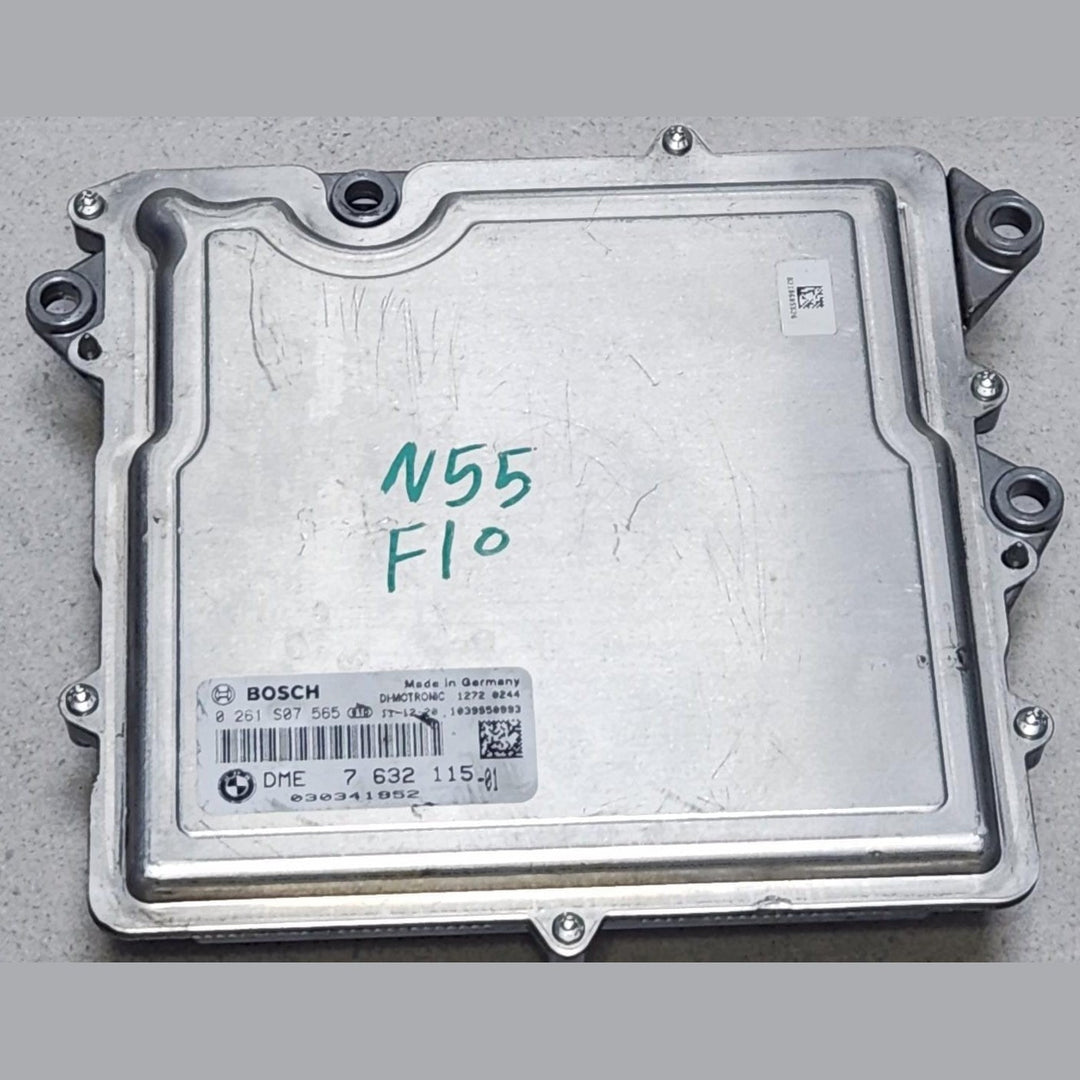 2011-2012 BMW 535i F10 N55 DME Engine Control Module ECU ONLY 7632115 OEM