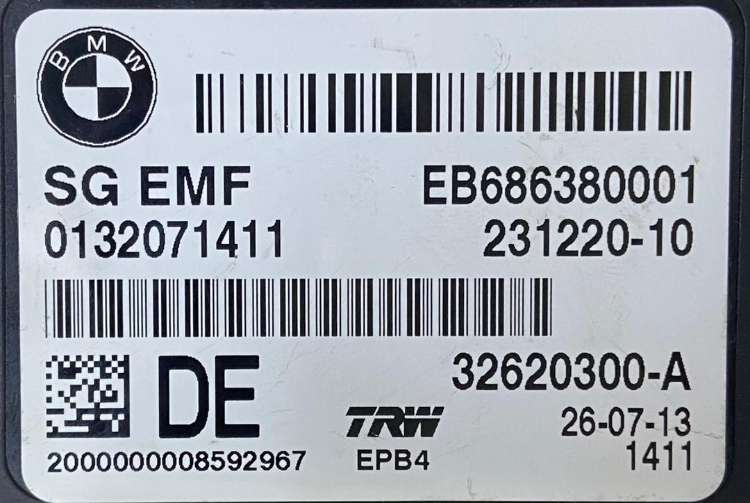 OEM BMW F10 F11 F12 EMF Module Parking Brake Unit Electric Control 6863800