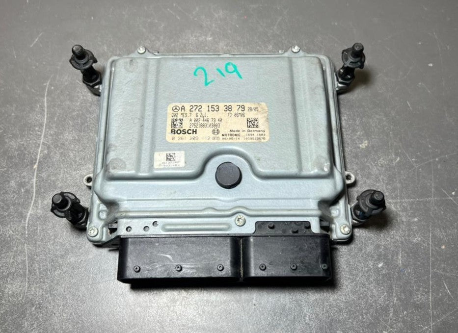 04-10 Mercedes W219 CLS Engine Control Module Unit ECM ECU A272 1533879 OEM