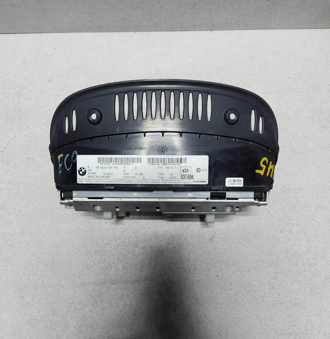 2008-2013 BMW M3 On Board Monitor Display Screen 9193745 3 Series E90 E91 E92 